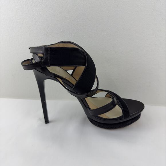 Herve Leger Sera Bondage black‎ heels  made in Italy - Picture 5 of 10